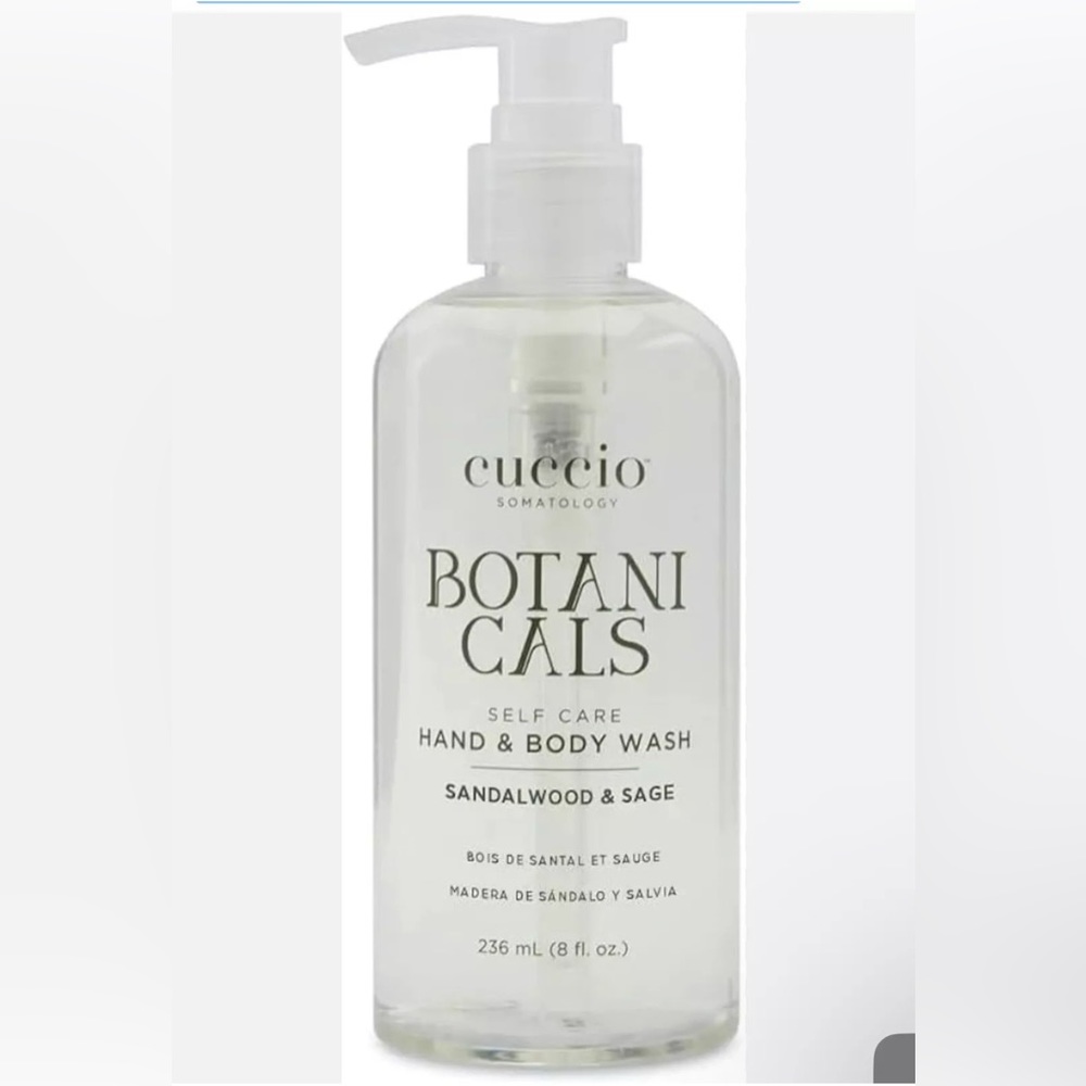 NWT Cuccio Somatology Botanicals Hand And Body Wash Sandalwood & Sage 8 Oz